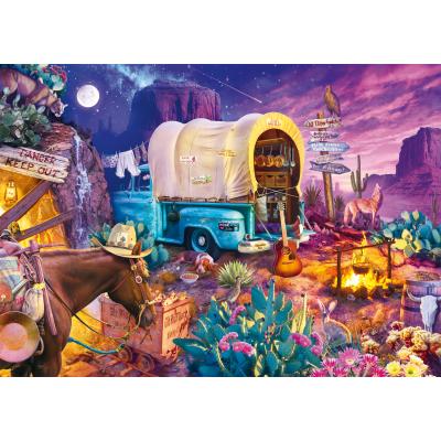 Schmidt Spiele Jeff Haynie - Camping im Fernen Westen 1000 Teile Puzzle Schmidt-Spiele-58576