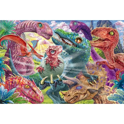 Schmidt Spiele Kleine Dinos, große Abenteuer 100 Teile Puzzle Schmidt-Spiele-56527