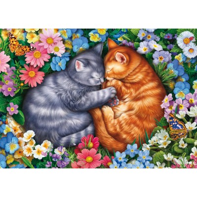 Schmidt Spiele Schlafende Samtpfoten 1000 Teile Puzzle Schmidt-Spiele-58875