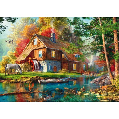 Schmidt Spiele Wassermühle im Herbst 1000 Teile Puzzle Schmidt-Spiele-58881