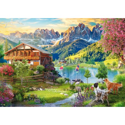 Schmidt Spiele Erholung in den Dolomiten 1000 Teile Puzzle Schmidt-Spiele-58886