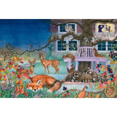 Schmidt Spiele Nächtlicher Tierbesuch 100 Teile Puzzle Schmidt-Spiele-56575