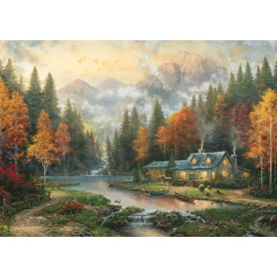 Schmidt Spiele Soirée d'automne au bord du lac 1000 Teile Puzzle Schmidt-Spiele-58784