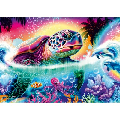 Schmidt Spiele Neon-Schildkröte 1000 Teile Puzzle Schmidt-Spiele-58634