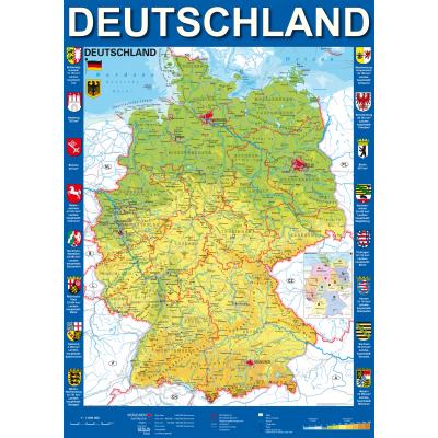 Schmidt Spiele Deutschlandkarte 1000 Teile Puzzle Schmidt-Spiele-58287