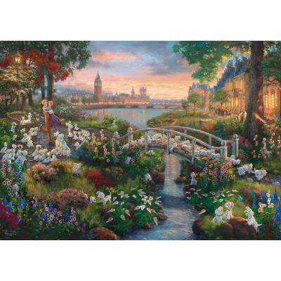 Schmidt Spiele Thomas Kinkade, Disney, 101 Dalmatiner 1000 Teile Puzzle Schmidt-Spiele-59489