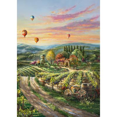 Schmidt Spiele Thomas Kinkade - Peaceful Valley Vineyard 1000 Teile Puzzle Schmidt-Spiele-57366