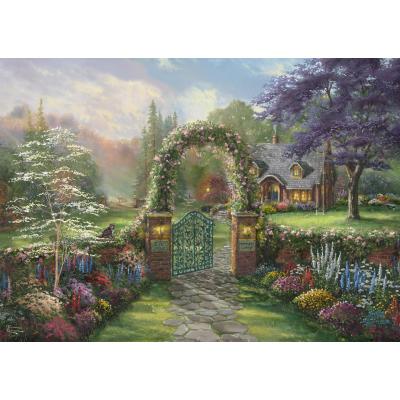 Schmidt Spiele Thomas Kinkade - Kolibri-Hütte 1000 Teile Puzzle Schmidt-Spiele-59940