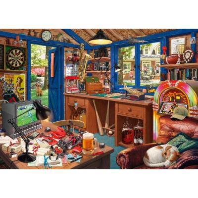 Schmidt Spiele Secret Puzzle - Vaters Werkstatt 1000 Teile Puzzle Schmidt-Spiele-59977