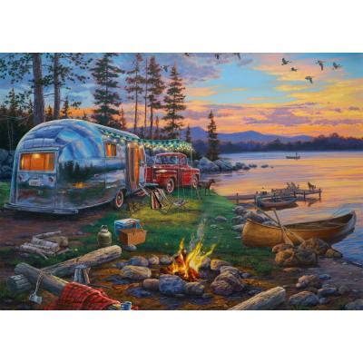 Schmidt Spiele Campingidyll am See 1000 Teile Puzzle Schmidt-Spiele-58533