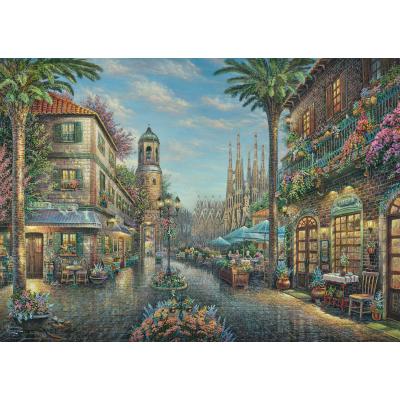 Schmidt Spiele Spanisches Straßencafé 1000 Teile Puzzle Schmidt-Spiele-58780