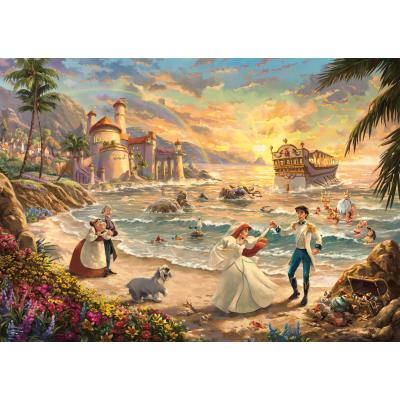 Schmidt Spiele Disney - Die Kleine Meerjungfrau - Ein Fest der Liebe 1000 Teile Puzzle Schmidt-Spiele-58036