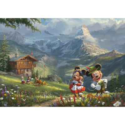Schmidt Spiele Disney - Mickey und Minnie in den Alpen 1000 Teile Puzzle Schmidt-Spiele-59938