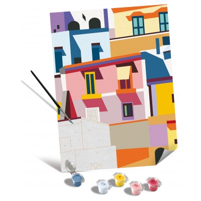 Ravensburger Malen nach Zahlen - CreArt - Leinwand Edition - Bunte Pferde Ravensburger-25527