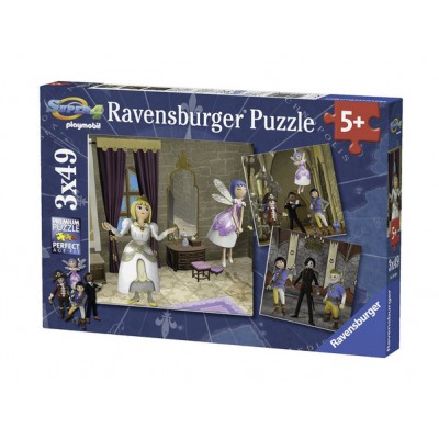 Ravensburger 3 Puzzles - Playmobil 49 Teile Puzzle Ravensburger-09408
