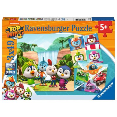 Ravensburger 3 Puzzles - Top Wing 49 Teile Puzzle Ravensburger-05052