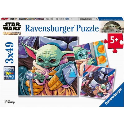 Ravensburger 3 Puzzles - Star Wars - The Mandalorian 49 Teile Puzzle Ravensburger-05241