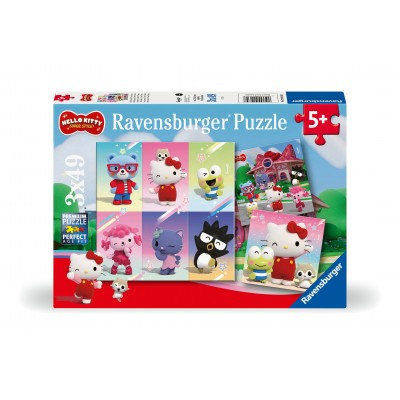 Ravensburger 3 Puzzles - Hello Kitty 49 Teile Puzzle Ravensburger-01035