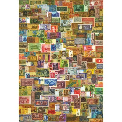 DToys Vintage Collage - Banknoten 1000 Teile Puzzle Dtoys-75277