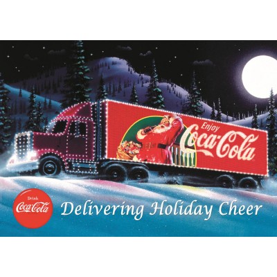 Trefl Coca-Cola: Weihnachtskarawane 1000 Teile Puzzle Trefl-10941