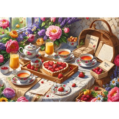 Trefl Süßigkeiten zum Muttertag 500 Teile Puzzle Trefl-37560