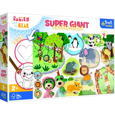 Trefl XXL Teile - At the Zoo 15 Teile Puzzle Trefl-42000