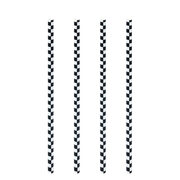 Trinkhalme aus Papier schwarz kariert O6mm, 21cm, 100 Stk.