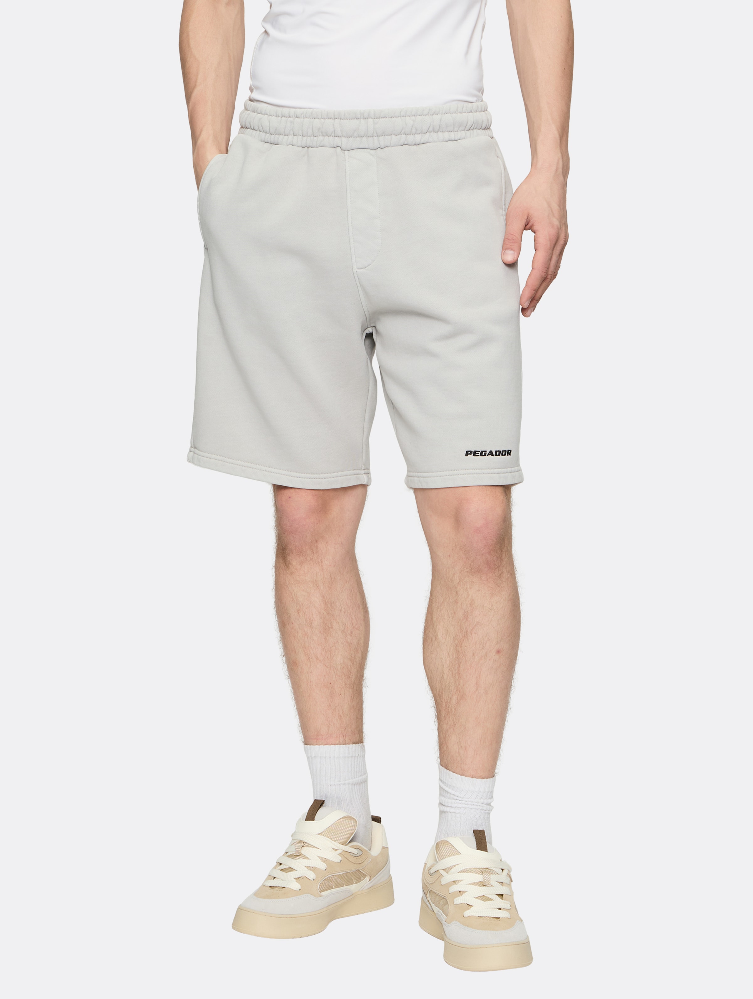 PEGADOR Logo Heavy Sweat Short