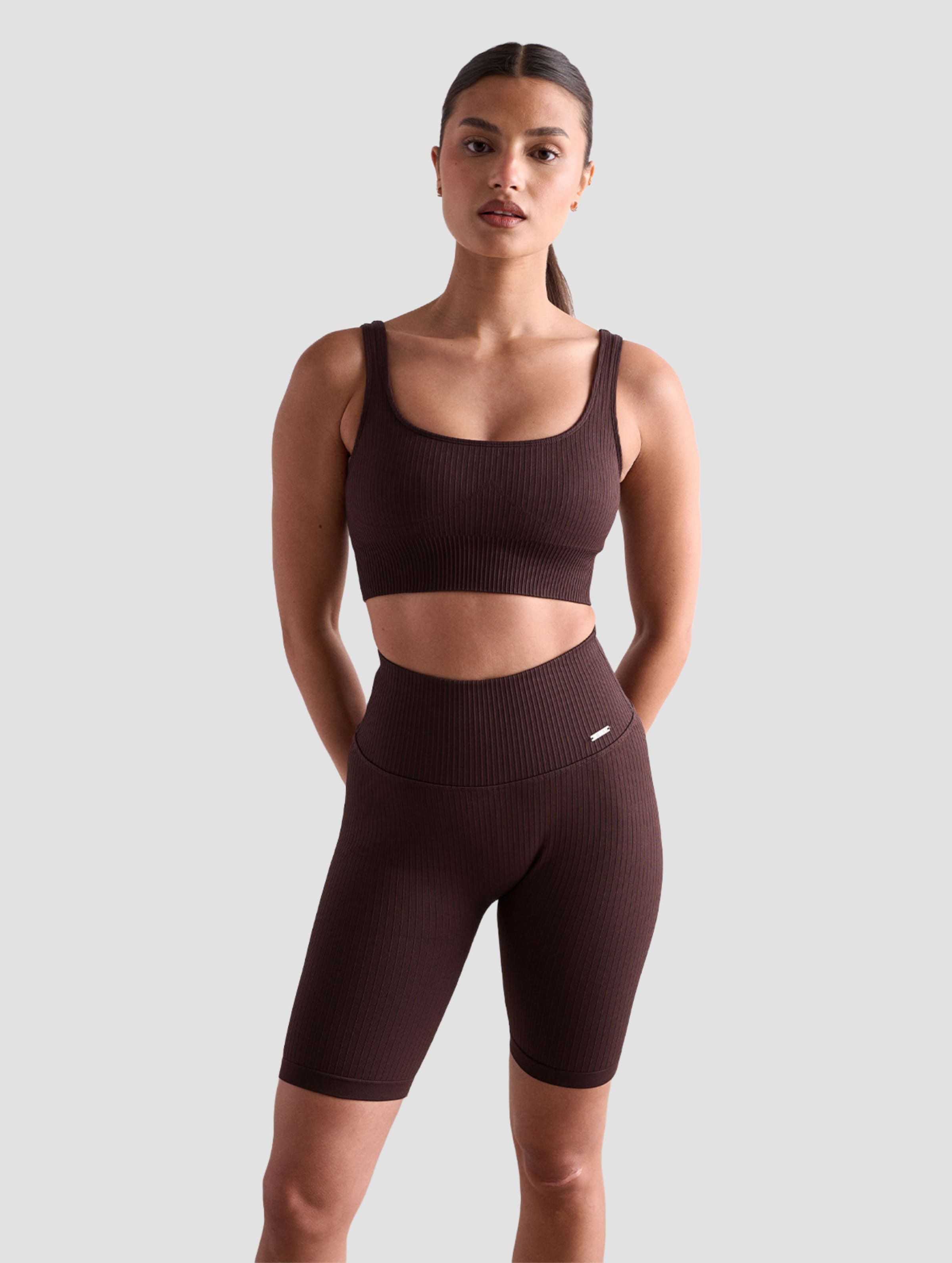 aim'n Ribbed Seamless Biker Short