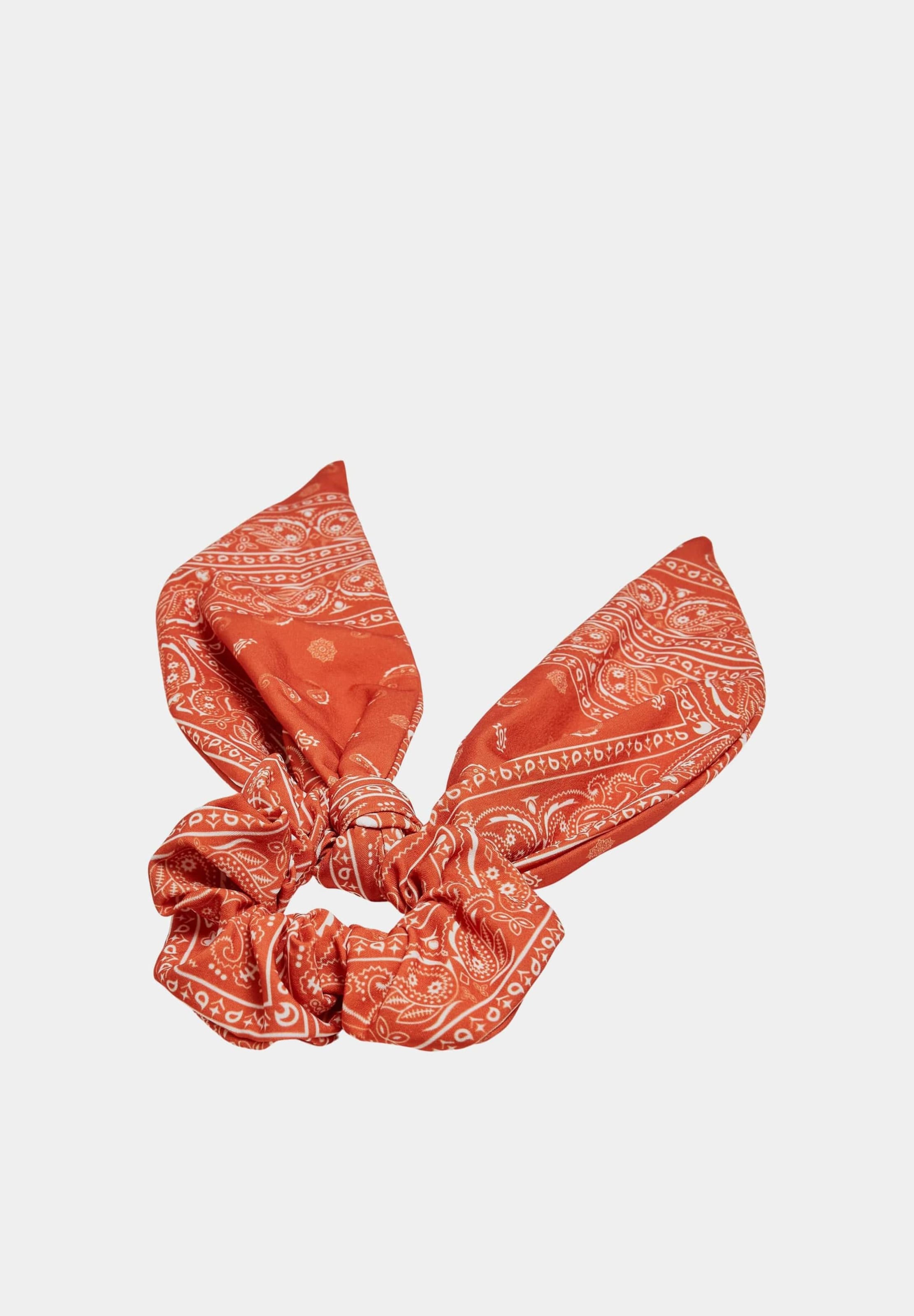 Urban Classics Bandana Print Scrunchies With XXL Bow 2-Pack