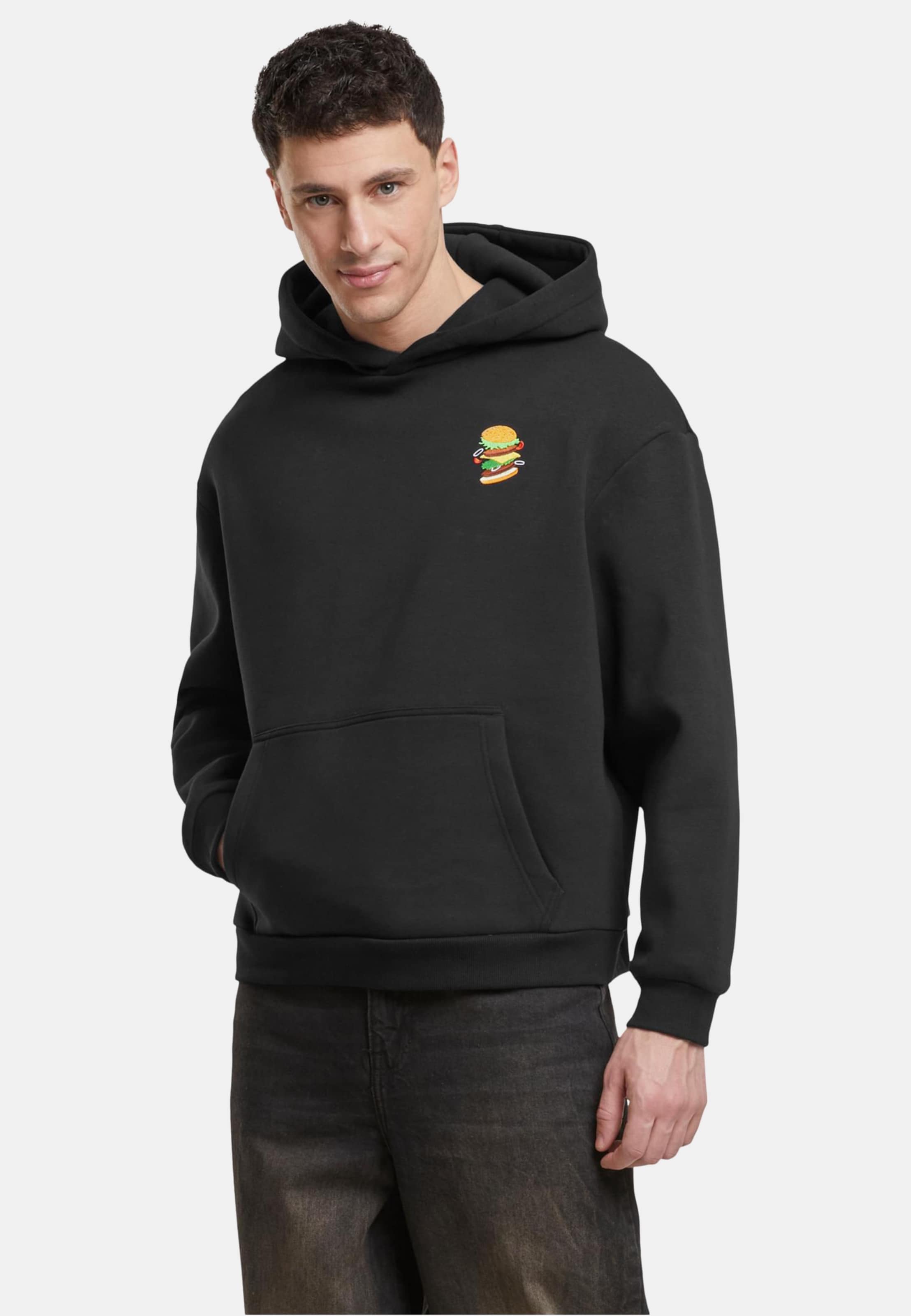 Mister Tee Burger EMB Fluffy Hoody