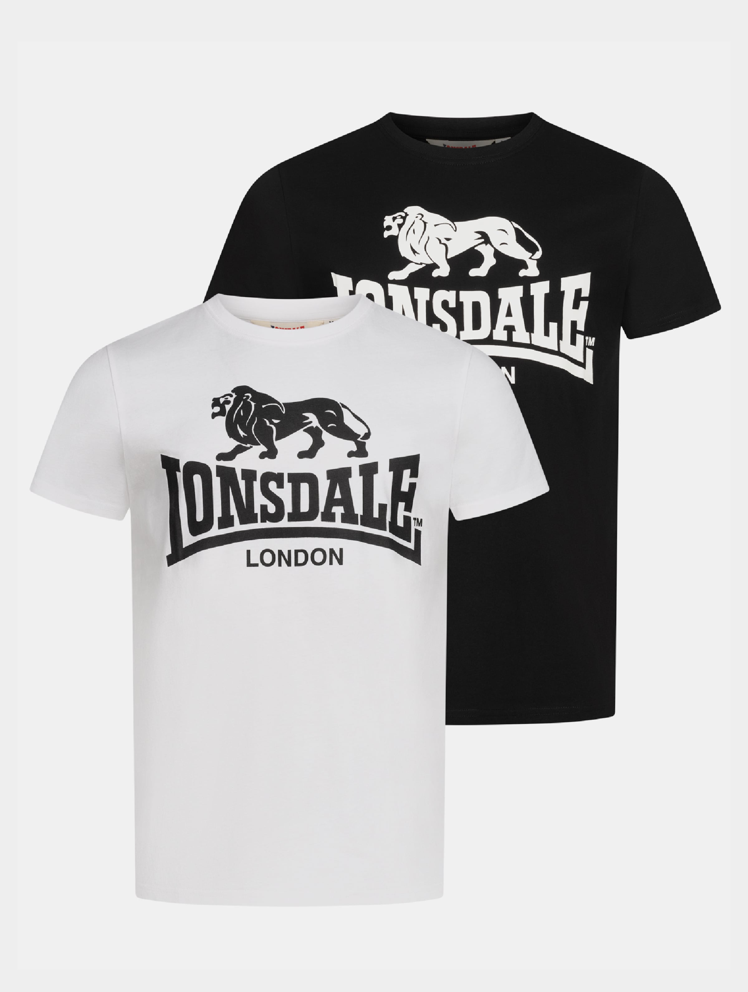 Lonsdale London Kelso Double Pack T-Shirt