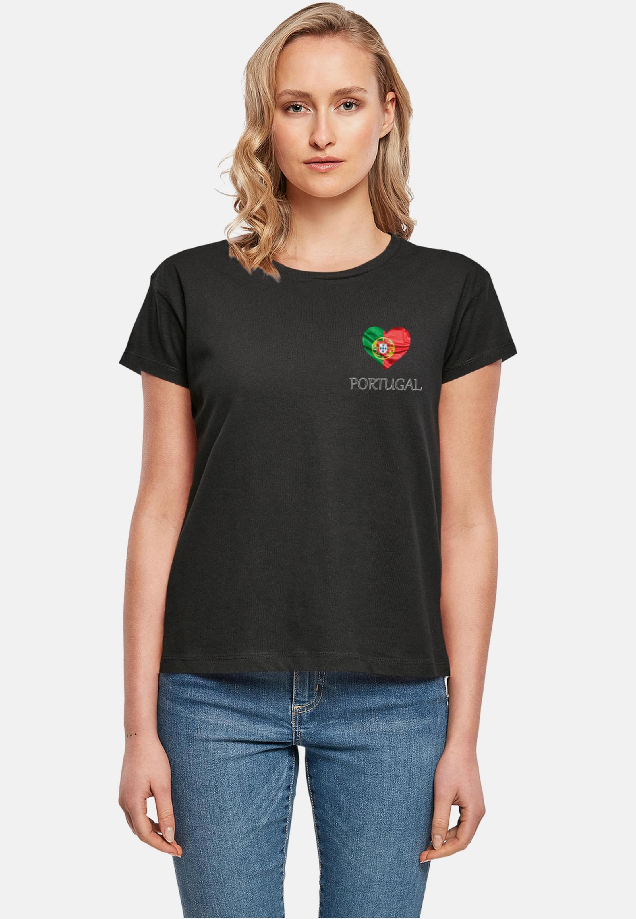 Ladies Merchcode Football - Portugal T-shirt