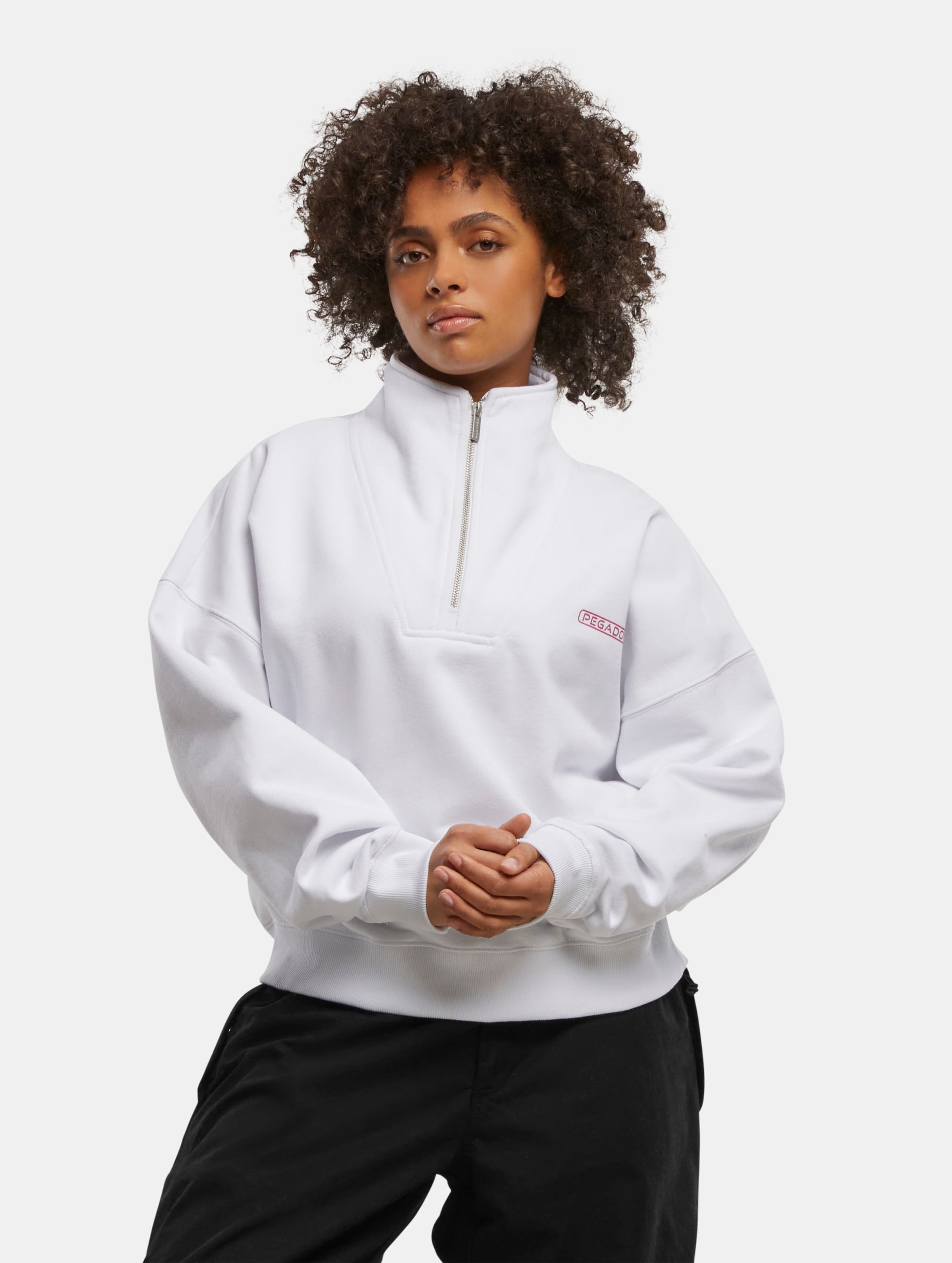 PEGADOR Thea Oversized Half Zip Pullover