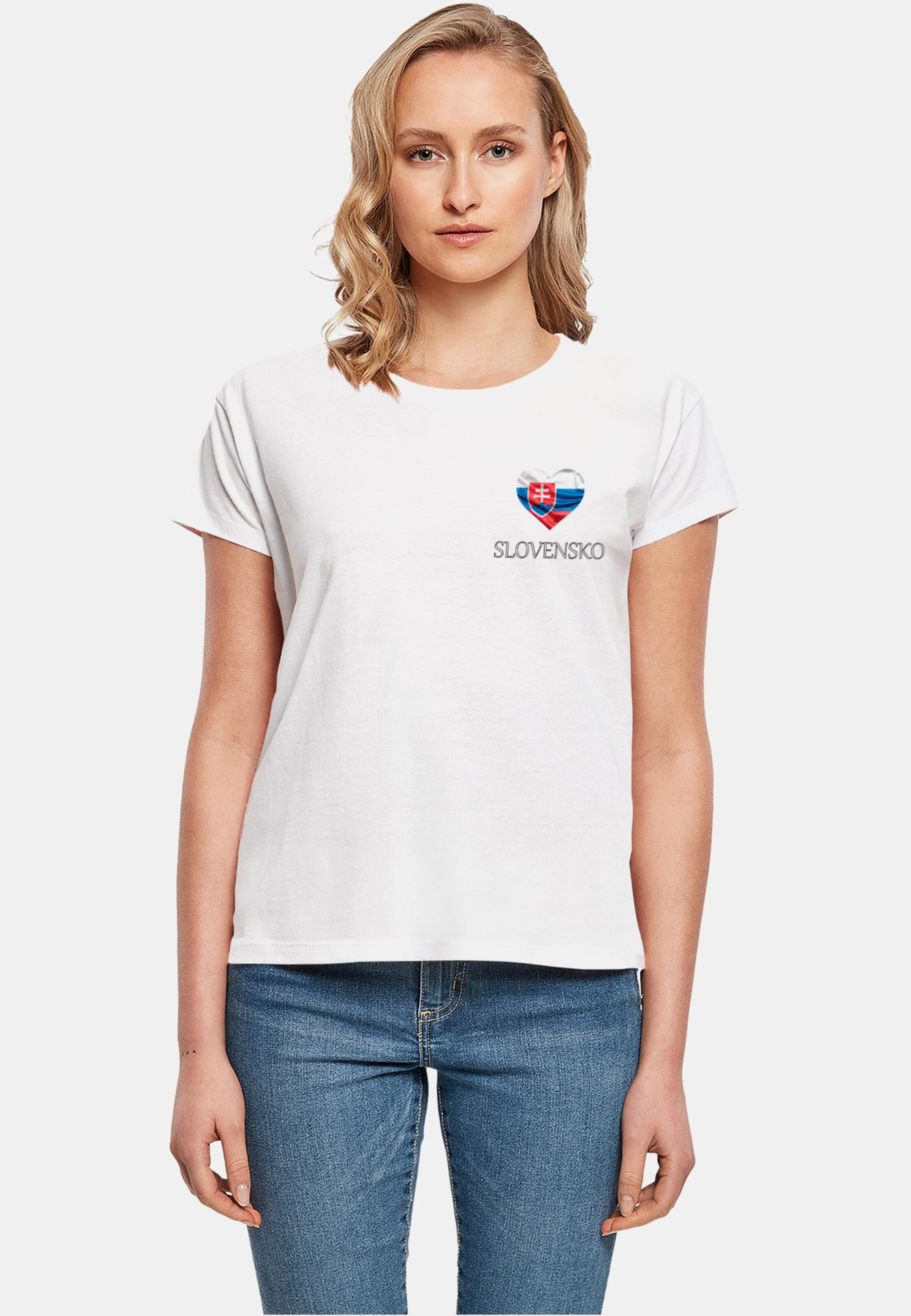 Ladies Merchcode Football - Slovakia T-shirt