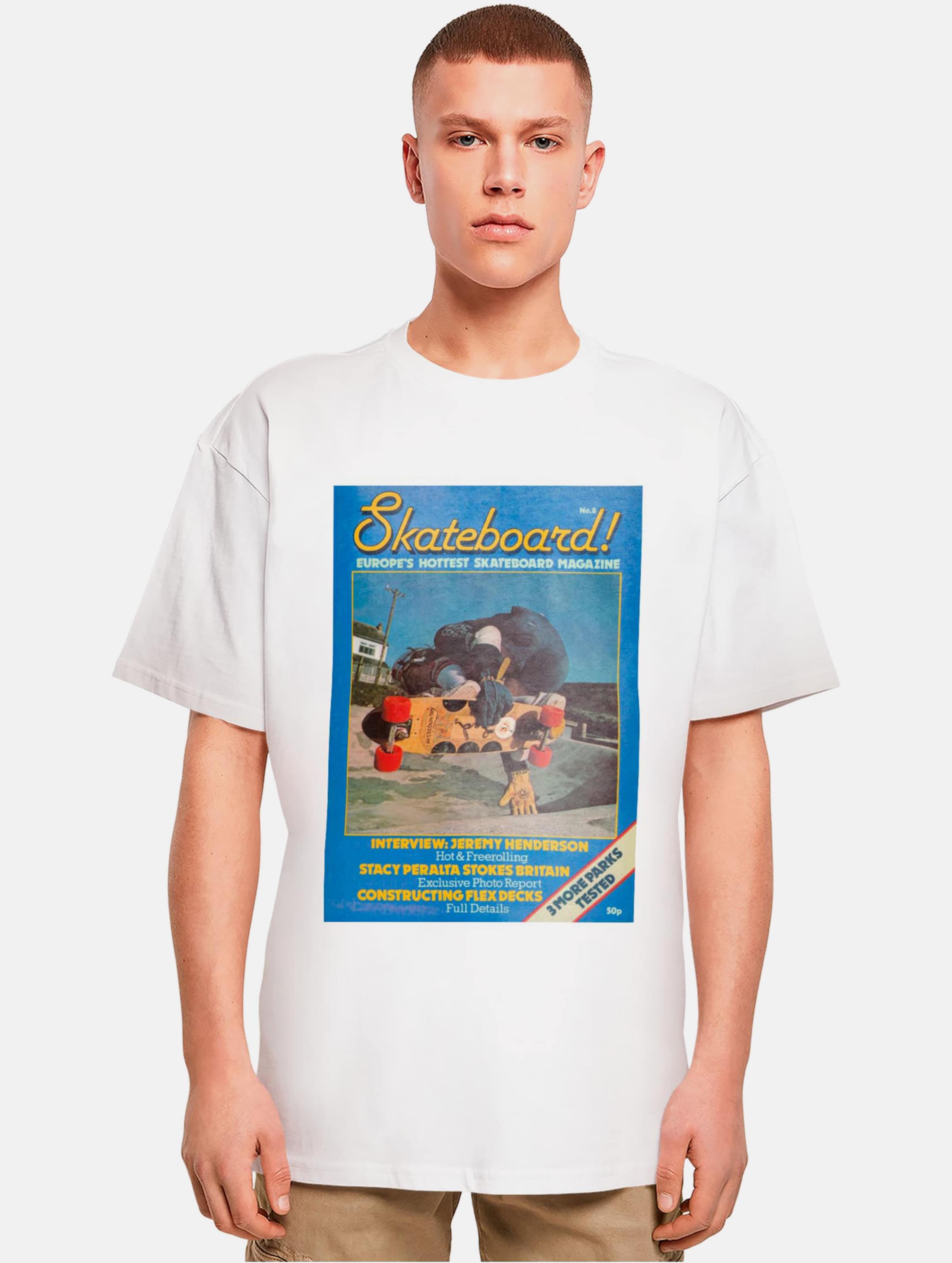 Merchcode The Skateboard Magazine Cover No 8 Oversize Tee