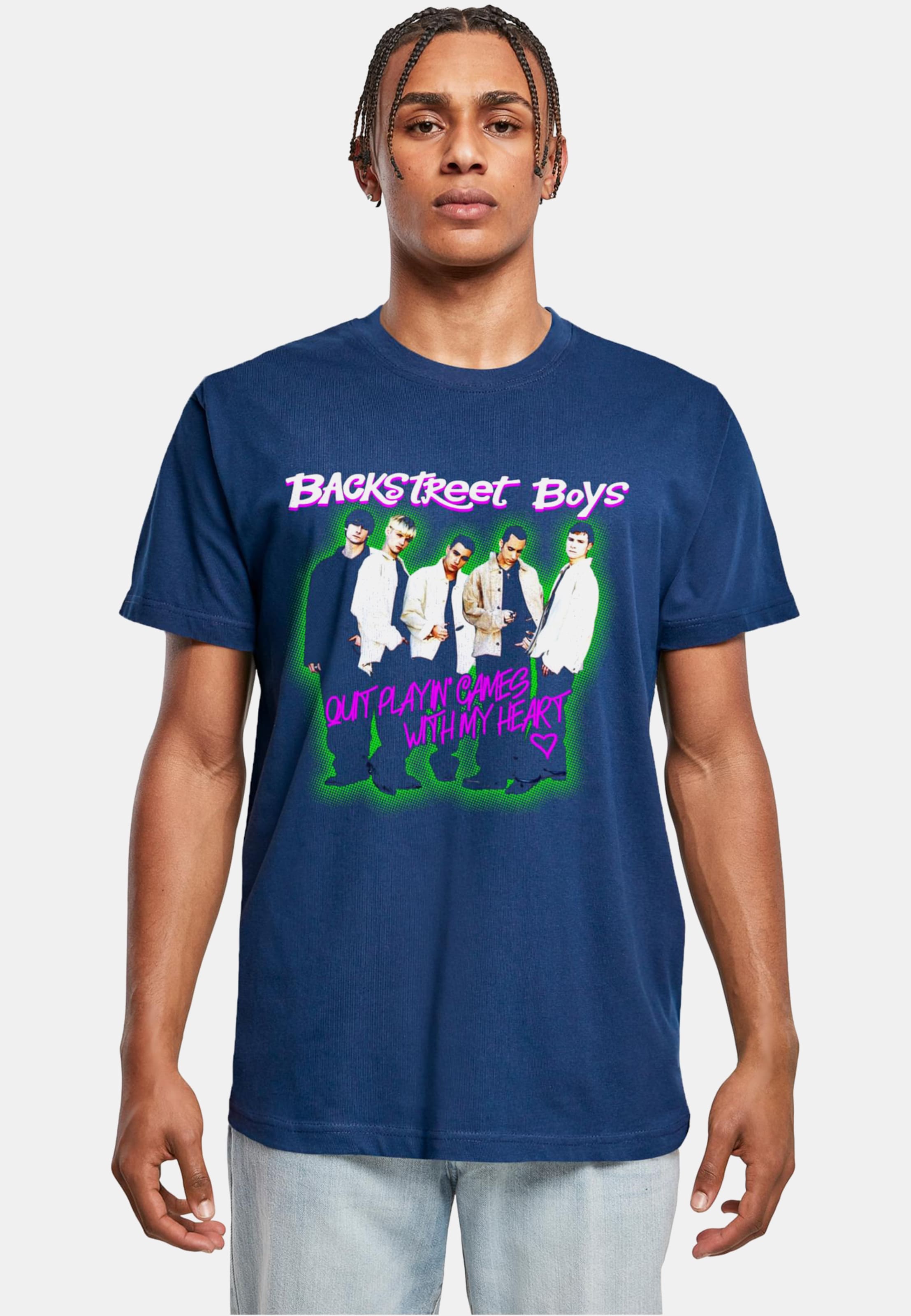 Merchcode Backstreet Boys - Playing Games T-Shirt Round Neck