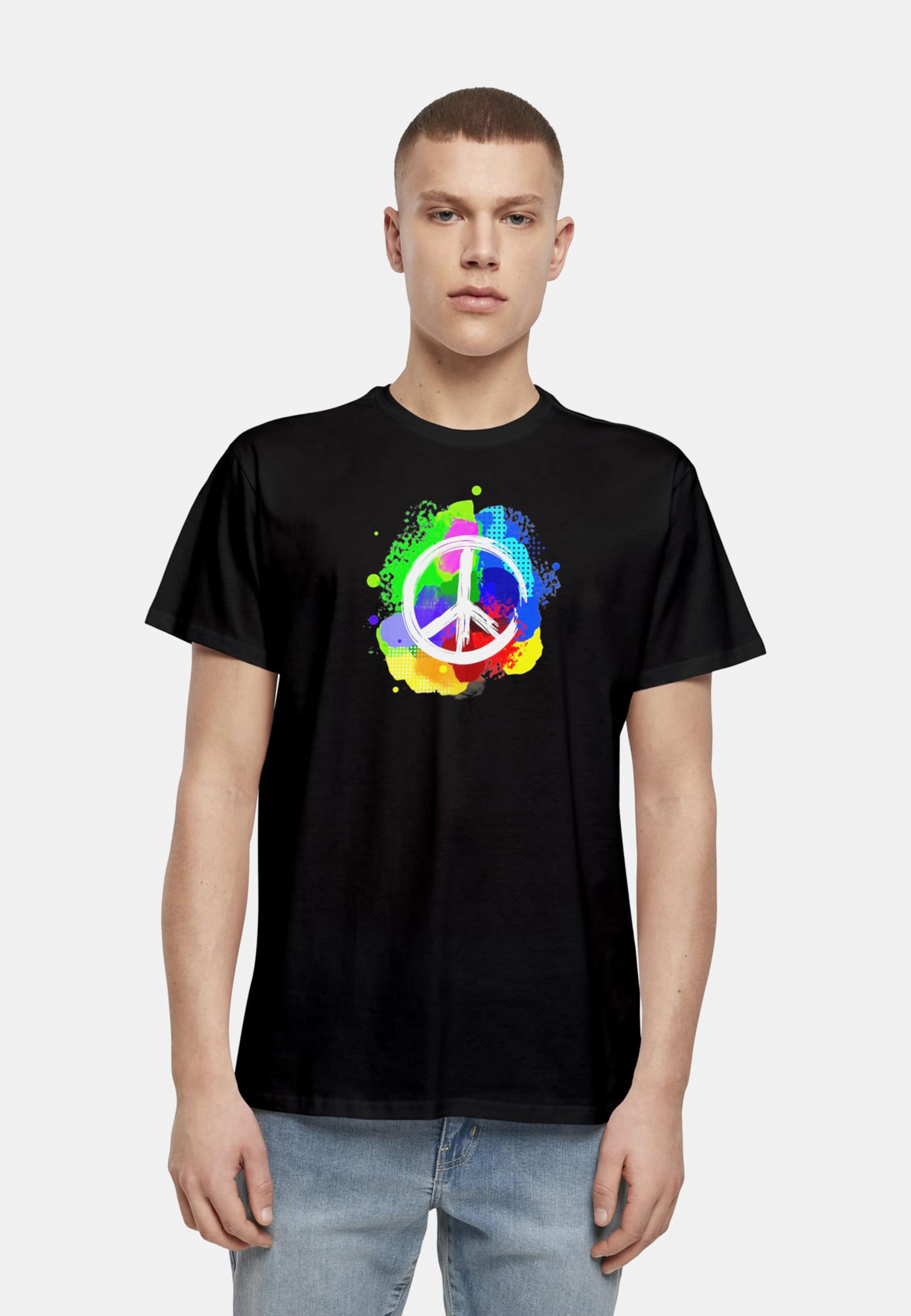 Merchcode Peace - Graffiti Basic T-Shirt