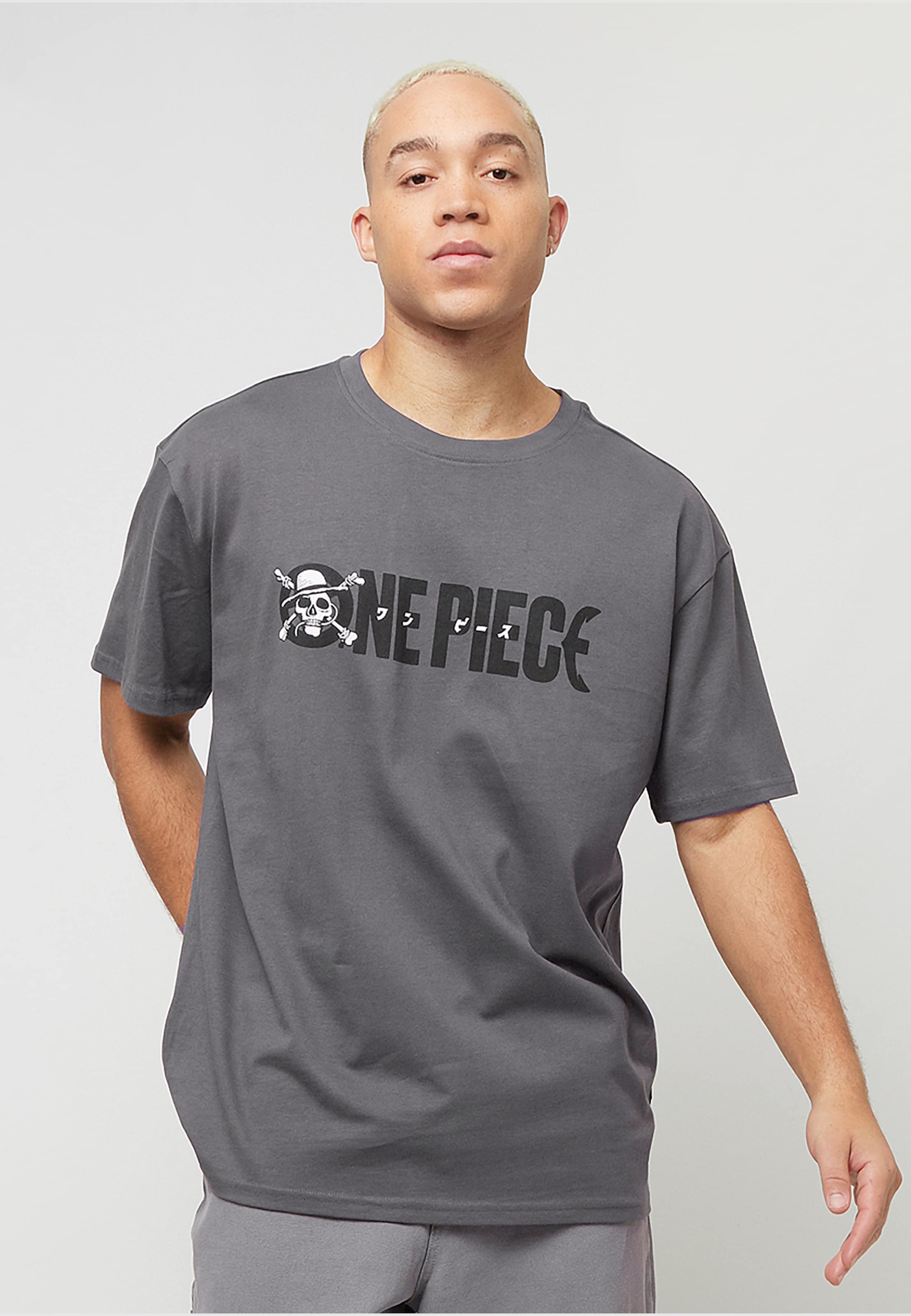 Merchcode One Piece Jolly Roger Logo Oversize Tee