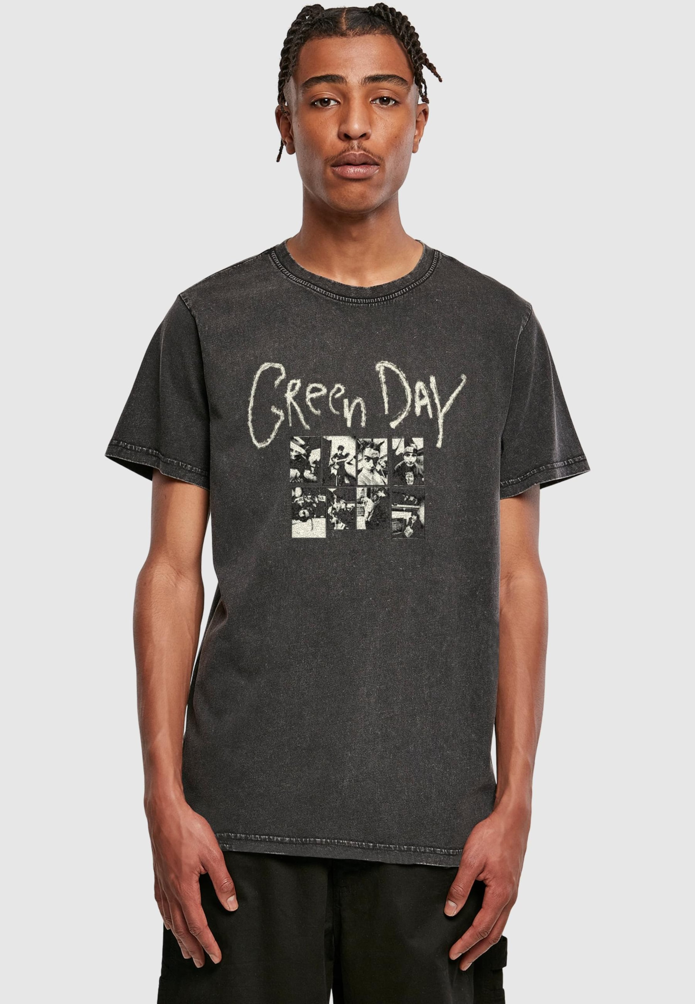 Merchcode Green Day Collage Acid Tee