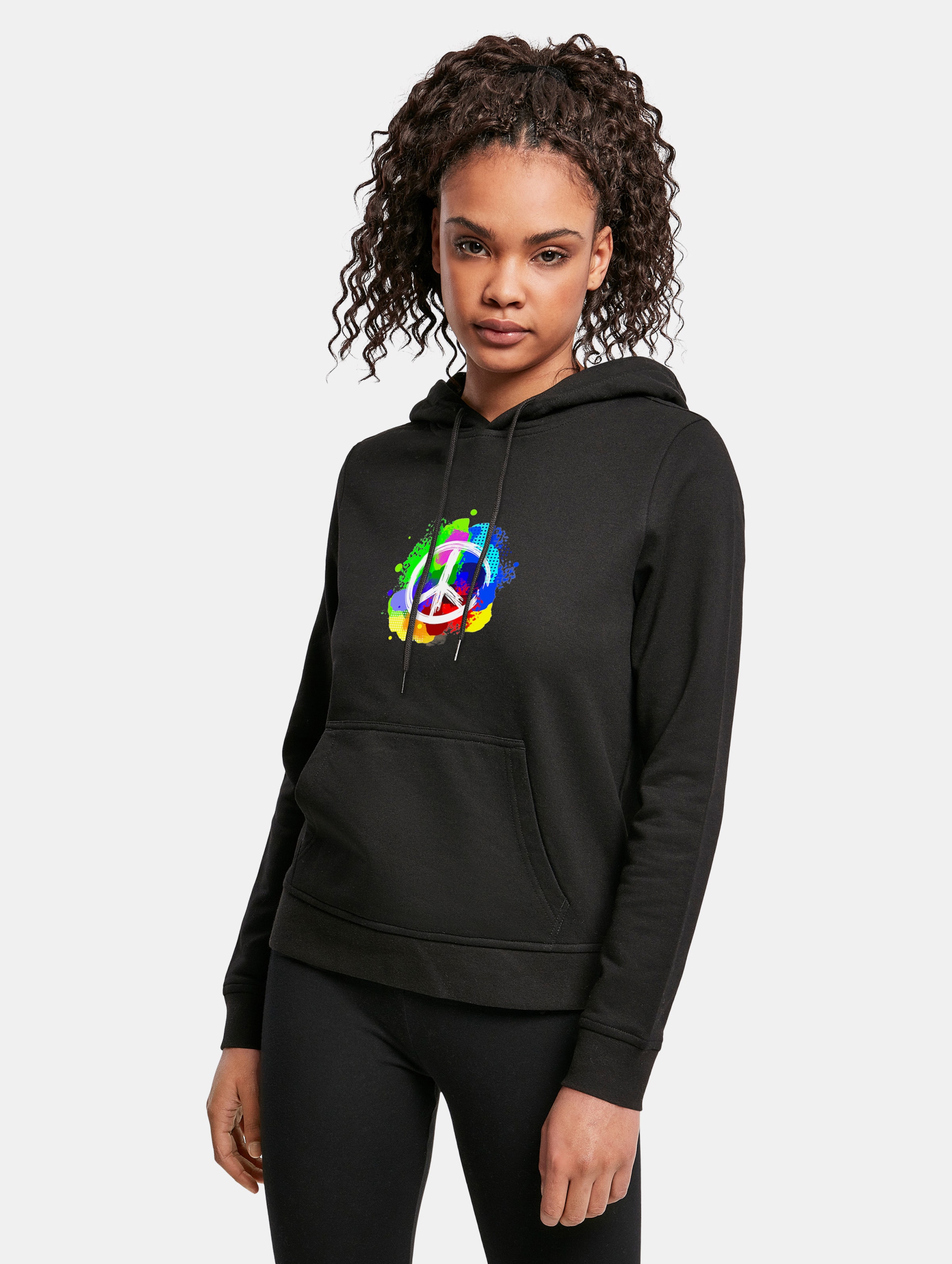 Merchcode Ladies Peace - Graffiti Basic Hoody