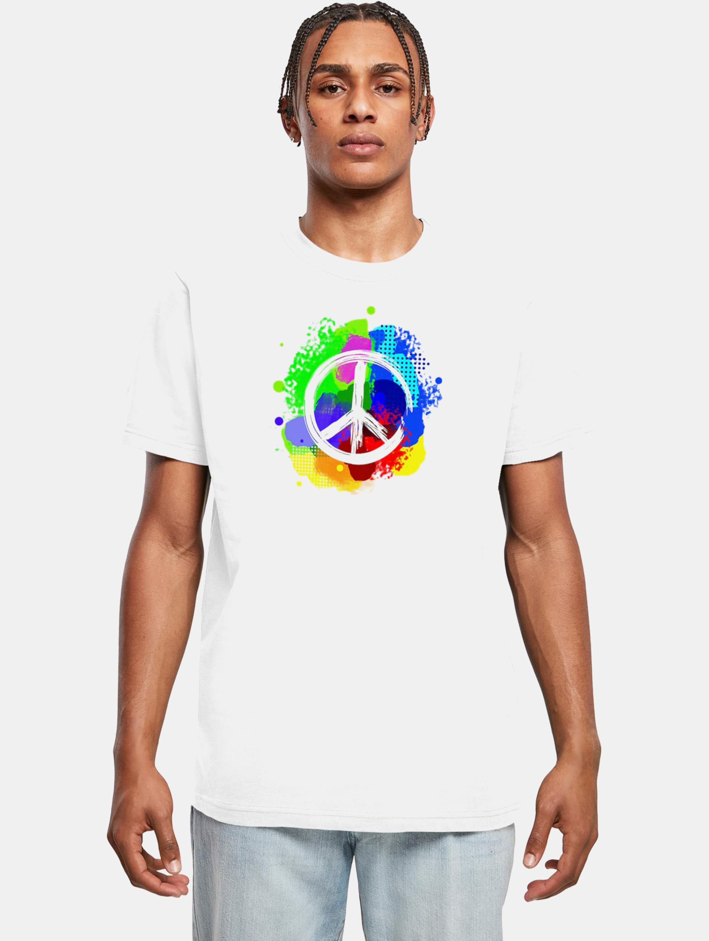 Merchcode Peace - Graffiti T-Shirt Round Neck