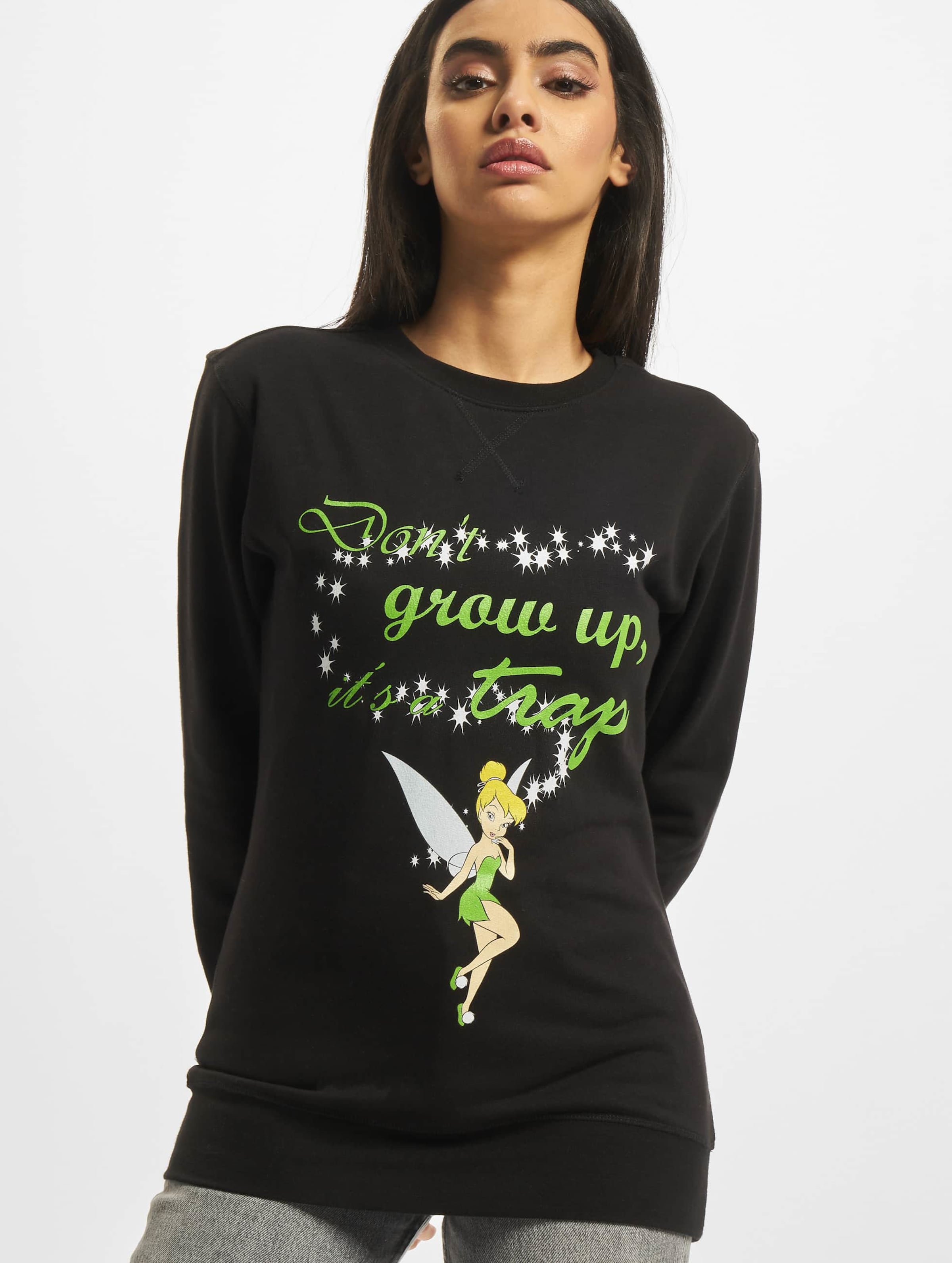 Merchcode Ladies Tinkerbell Dont Grow Up Crewneck