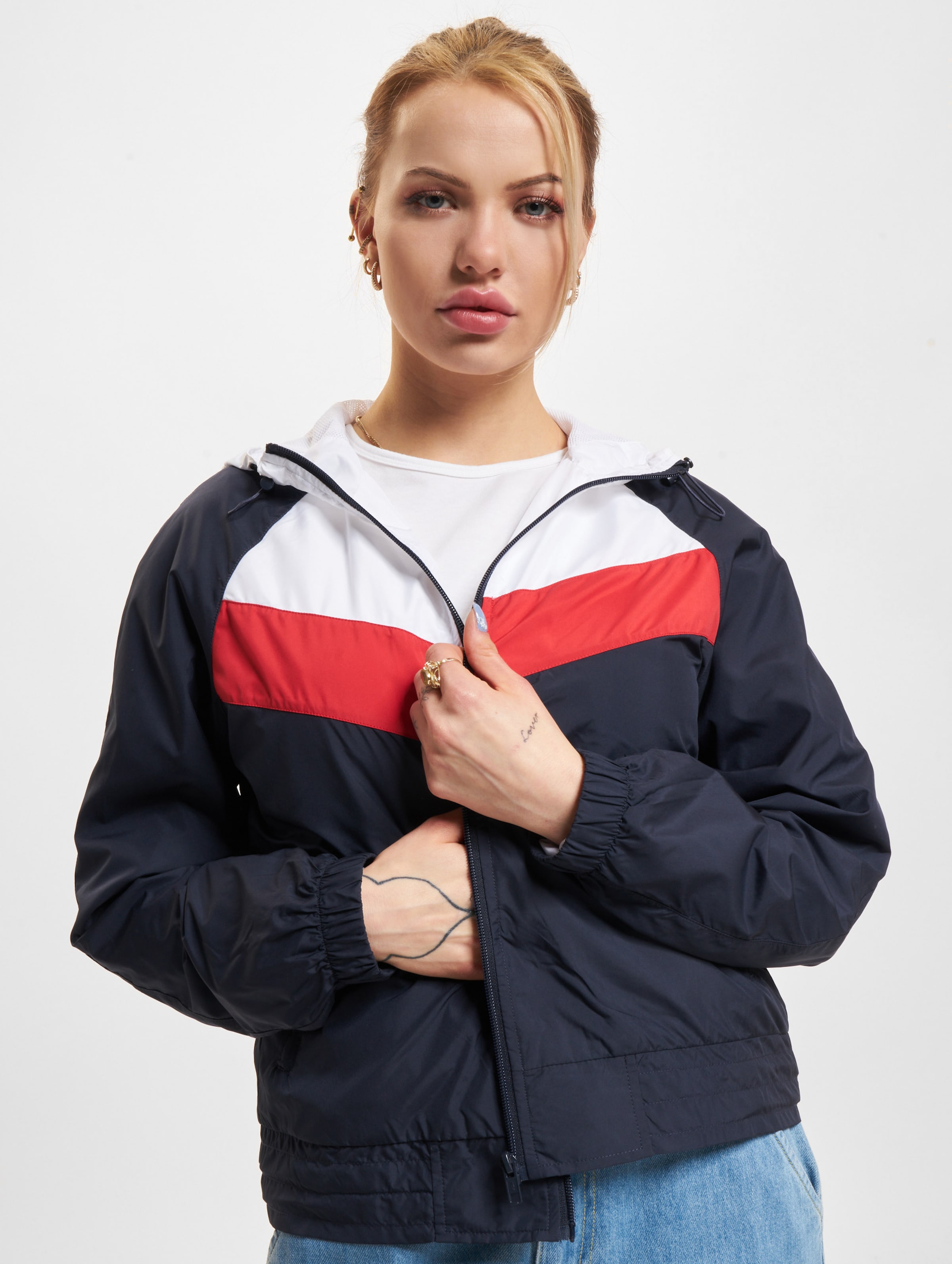 Urban Classics Ladies 3-Tone Windbreaker