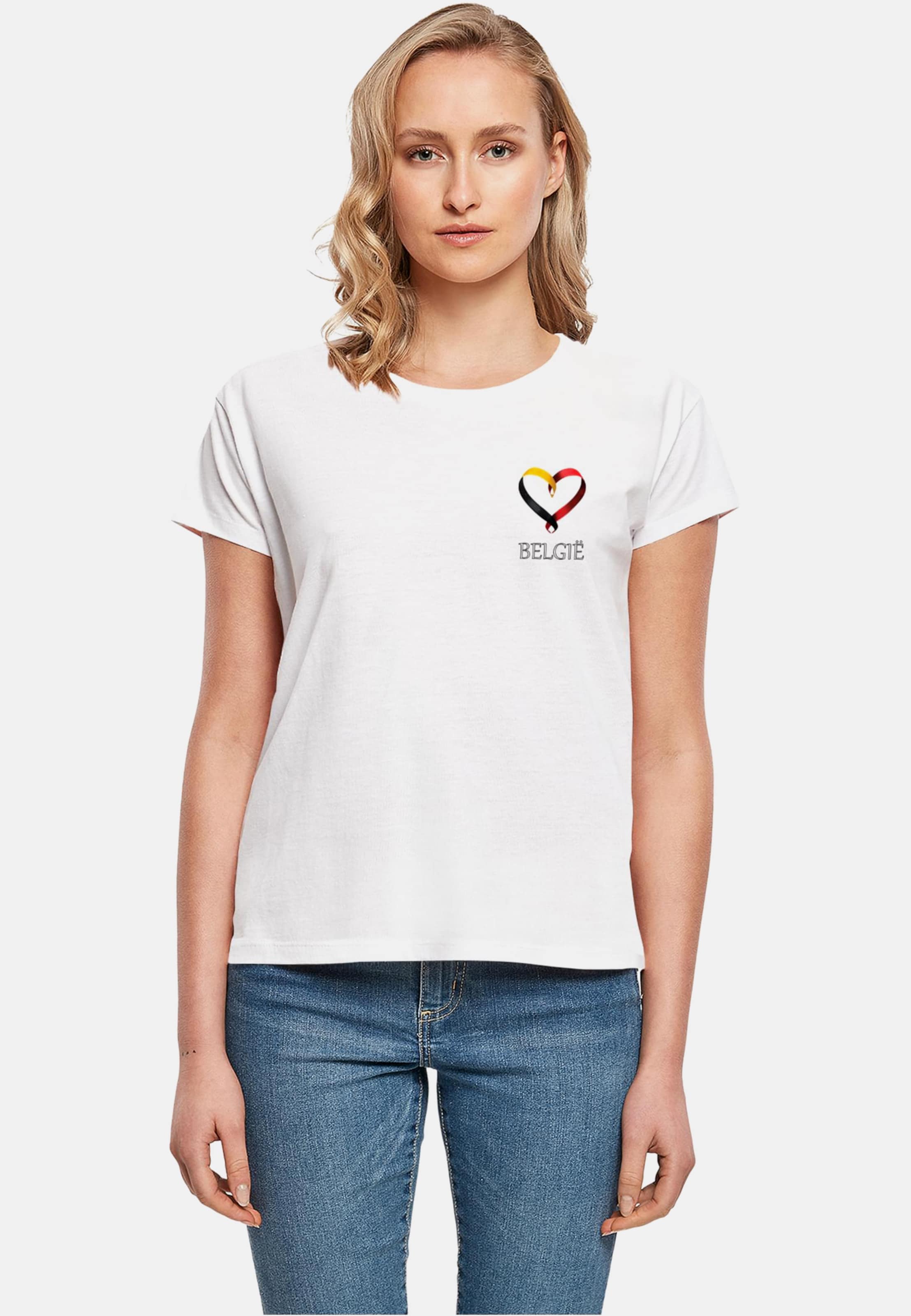 Ladies Merchcode Football - Belgium T-shirt
