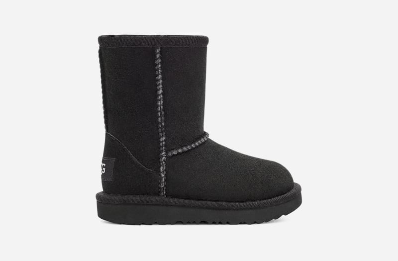 UGG® Classic Short II Boot für Kinder | UGG® EU in Black, Größe 22, Twinface
