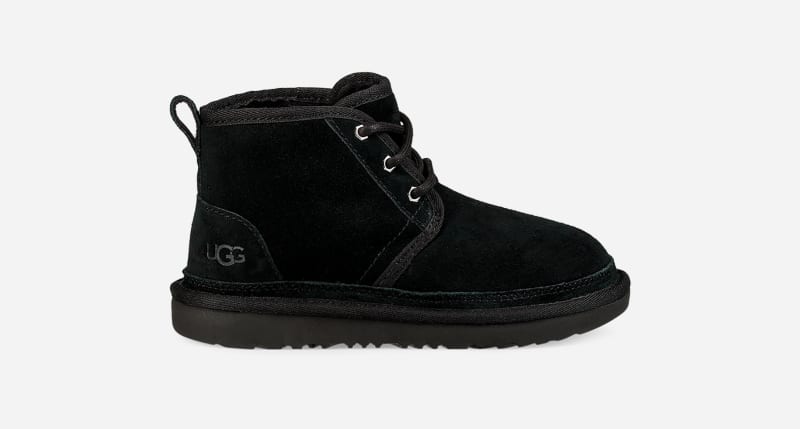 UGG® Neumel II Boot für Kinder | UGG® EU in Black, Größe 33.5, Veloursleder