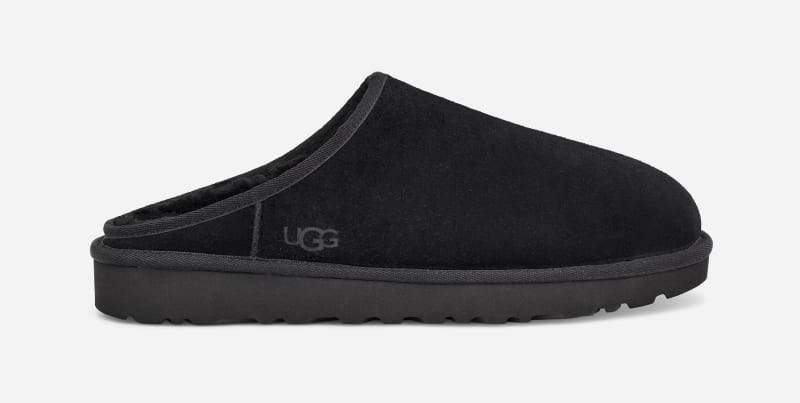 UGG® Classic Slipper für Herren | UGG® EU in Black, Größe 40, Veloursleder