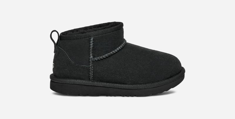 UGG® Classic Ultra Mini Boot für Kinder | UGG® EU in Black, Größe 32.5, Twinface