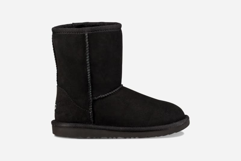 UGG® Classic Short II Boot für Kinder | UGG® EU in Black, Größe 32.5, Twinface
